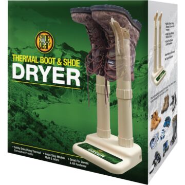Shoe Gear High Country 11.1 In. H. Ivory Plastic Thermal Shoe & Boot Dryer