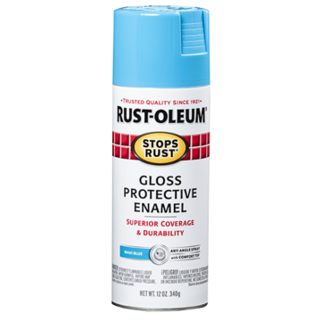 Stops Rust® Spray Paint and Rust Prevention - Protective Enamel Spray Paint - 12 oz. Spray - Maui Blue