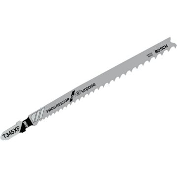 Bosch T-Shank 5-1/4 In. x 5-10 TPI Bi-Metal Jig Saw Blade, Progressor for All-Purpose (5-Pack)