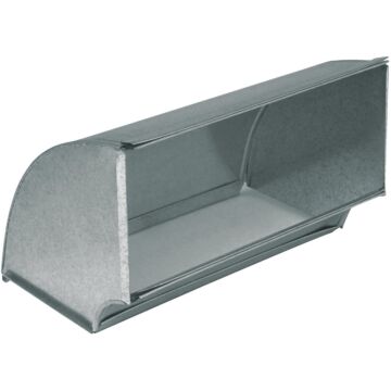 Imperial 30 Ga. 3-1/4 In. x 10 In. Galvanized Flat Elbow