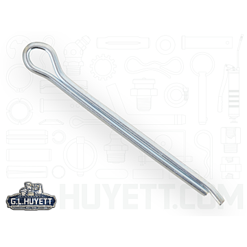 Cotter Pin Hammerlock 1/8" x 1-3/4" Carbon Steel Zinc Clear ASME B18.8.1