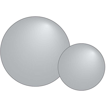 Huyett Precision Ball 7/16" Grade 25 Chrome Steel Plain ASTM A-295