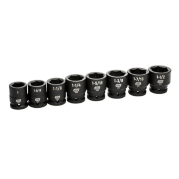 GearWrench 8pc 3/4"Dr. Impact Socket Set SAE