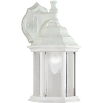 Home Impressions White Incandescent Type A Outdoor Wall Light Fixture