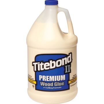 Titebond II 5006 Wood Glue, Yellow, 1 gal Jug