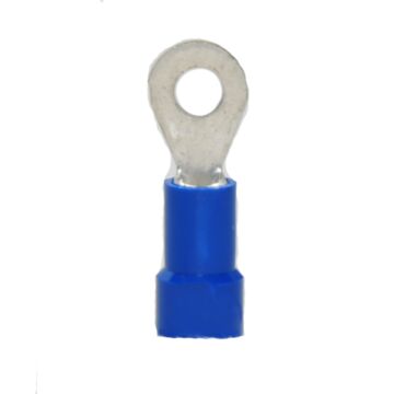 16-14 Vinyl-Insulated Blue Block Spade (10pk) #6 