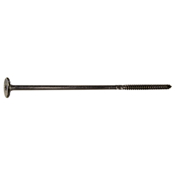 Midwest Fastener 3/8" x 10" Flat Head, Structural Screw, XL1500 Coating, Black (Bulk Box 25 pc)