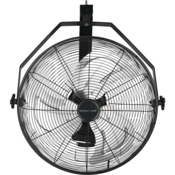 Denali Aire 2-Speed High Velocity Wall Mount Fan (Black) 20 in.