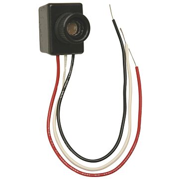 Do it Best Hard Wire Black Photocell Lamp Post Control
