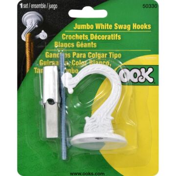 Swag Hook 1-1/2" 30# White