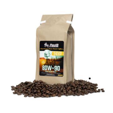 80W-90 Signature Blend Dark(est) Roast Coffee, Whole Bean