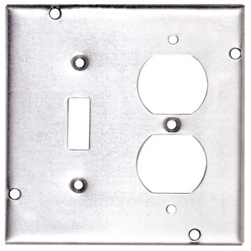 Steel City 4-11/16 SQ SURF CVR, DPLX + TGGL