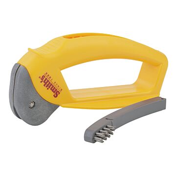 Smith's Plastic Head Yellow Axe and Machete Sharpener