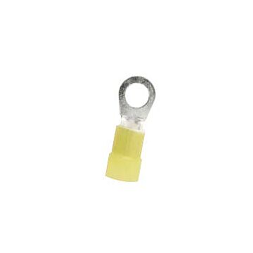4 AWG Nylon-Insulated Ring Terminal (25pk) 3/8 in.