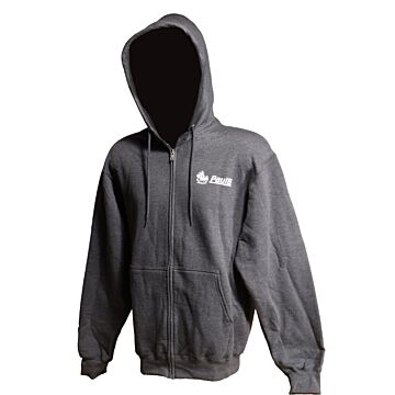 Core Fleece Full-Zip Hooded Sweatshirt (Dark Gray)