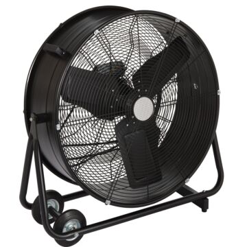 Denali Aire 2-Speed High Velocity Tilting Drum Fan (Black) 24 in.