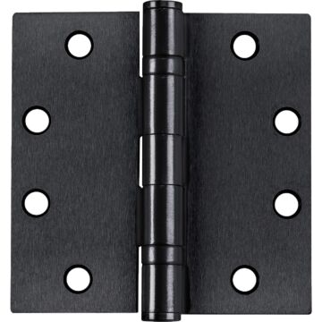 Tell Commercial Stainless Steel 4 In. Square Ball Bearing Hinge with Removable Pin