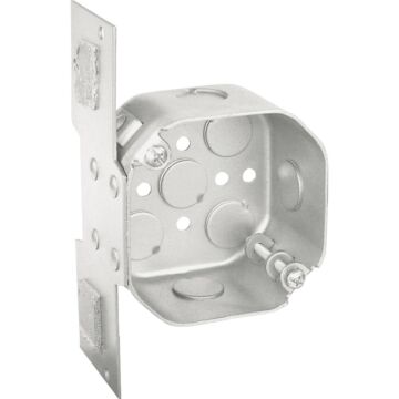 Southwire Steel Screw-On Bracket-Mount Ceiling Fan Octagon Box - 4 in. x 4 in.