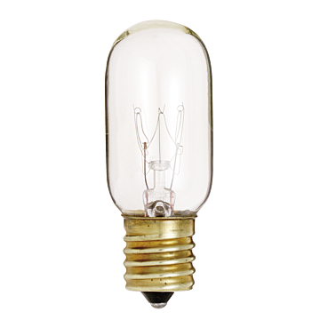 Satco 25 Watt T8 Incandescent - Clear - 2500 Average rated hours - 190 Lumens - Intermediate base - 130 Volt - Carded