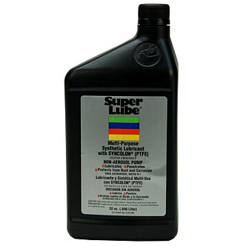 Super Lube 1 qt Non-Aerosol Pump Liquid Multi-Use Synthetic Grease with Syncolon®