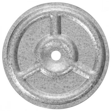 OMG Roofing Products 3 in Dia Round Galvalume Coated Steel Metal-Roof Insulation Plate