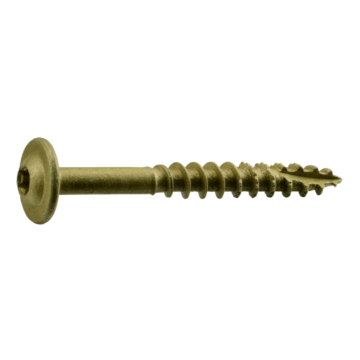 Saber Drive 5/16" x 2-1/2" T-30 Star Drive, Construction Lag, XL1500 Coating, Tan (Bulk Box 374 pc)