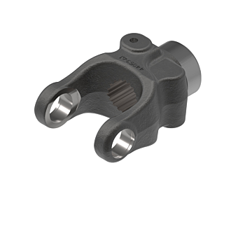 44 series yoke with 1 3/4-20 spline bore and quick disconnect connection