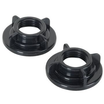 Do it 1/2 In. Plastic Basin Faucet Nut (2-Pack)