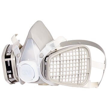 3M ™ Half Facepiece Disposable Respirator Assembly 5201, Organic Vapor, Medium 12 EA/Case
