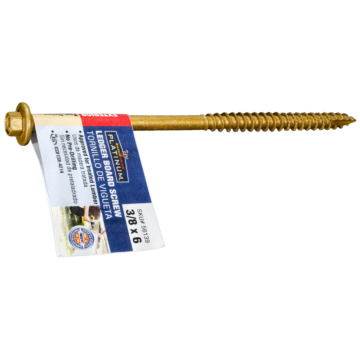 3/8" x  6" Hex Head, Ledger Board Screw, XL1500 Coating 