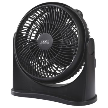 Denali Aire 3-Speed High Velocity Turbo Fan (Black) 8 in.