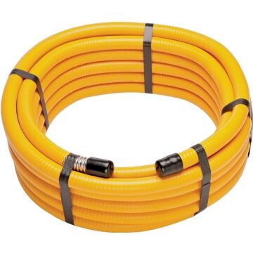 Pro-Flex PFCT-3475 Flexible Hose, 3/4 in, Stainless Steel, Yellow, 75 ft L
