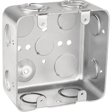 Southwire 2-Gang Steel Drawn Wall Box - 4 in. x 4 in.