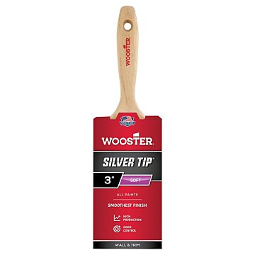 WOOSTER Silver Tip 3 in. Flat Varnish Brush