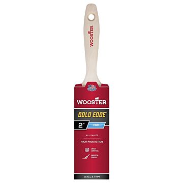 WOOSTER Gold Edge 2 in. Flat Sash Brush