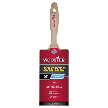 WOOSTER Gold Edge 3 in. Flat Sash Brush