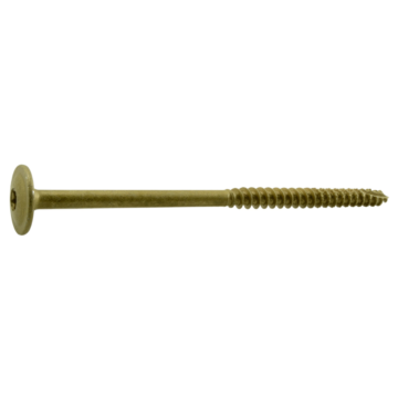 Saber Drive 3/8" x 6" T-30 Star Drive, Construction Lag, XL1500 Coating, Tan (Bulk Box 119 pc)