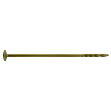 Saber Drive 3/8" x 10" T-30 Star Drive, Construction Lag, XL1500 Coating, Tan (Bulk Box 76 pc)