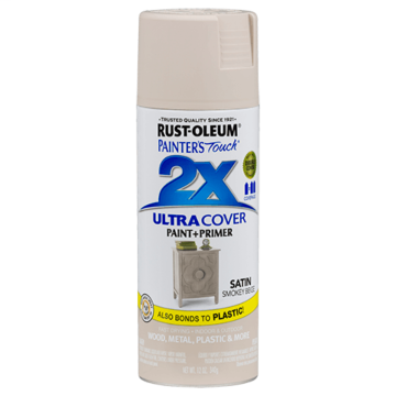 Painter's Touch® 2X Ultra Cover® Spray Paint - 2X Ultra Cover Satin Spray - 12 oz. Spray - Smokey Beige