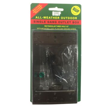 BWF® 4-9/16 in 2-13/16 in 2 in Outlet Box
