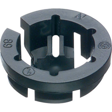 Arlington Industries Plastic, 1/2" Knockout Size Push-in Connector
