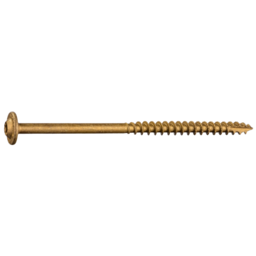 Saber Drive 5/16" x 5" T-30 Star Drive, Construction Lag, XL1500 Coating, Tan (Bulk Box 422 pc)