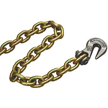 Peerless 5/16 in 14 ft Yellow Zinc Transport Chain