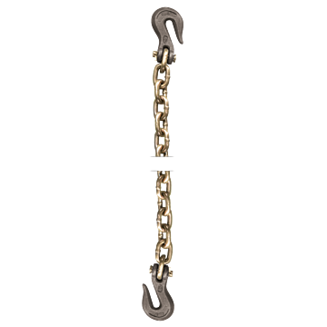 Peerless 3/8 in 16 ft Yellow Zinc Transport Chain