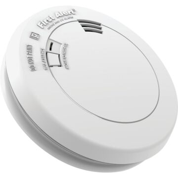 First Alert 10-Year Sealed Battery Photoelectric/Electrochemical Carbon Monoxide and Smoke Alarm with Voice Alert