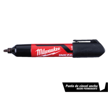 Milwaukee INKZALL™ 3PC Large Chisel Tip Black Marker