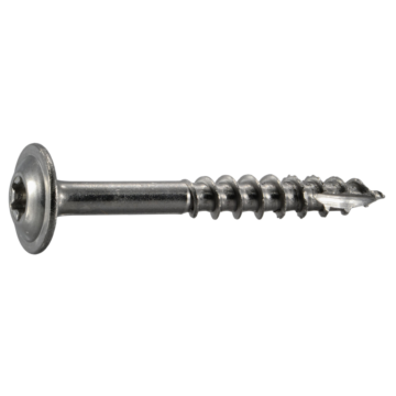 Saber Drive 1/4" x 2" T-30 Star Drive, Construction Lag, Stainless Steel (Bulk Box 40 pc)