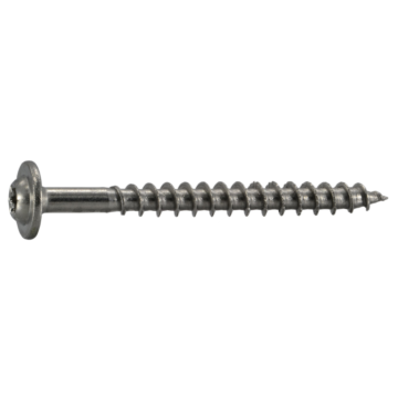 Saber Drive 5/16" x 3" T-30 Star Drive, Construction Lag, Stainless Steel (Bulk Box 30 pc)