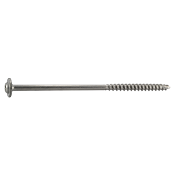 Saber Drive 5/16" x 6" T-30 Star Drive, Construction Lag, Stainless Steel (Bulk Box 20 pc)