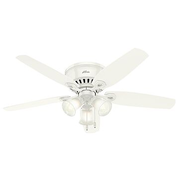 Hunter Fan 52" Builder LP Wht 3L